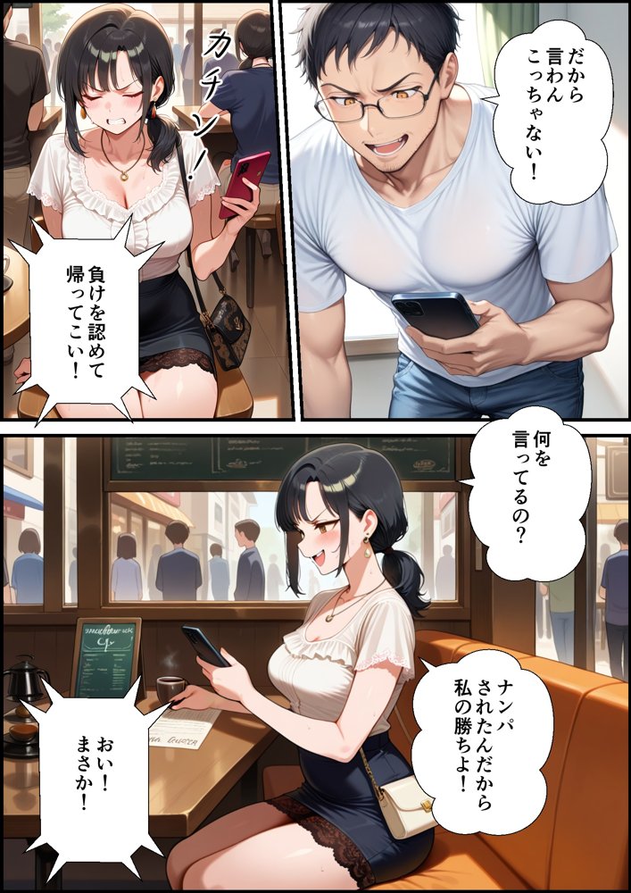 妻が毒オジにナンパされて媚薬を盛られた件 エロ同人誌画像 018
