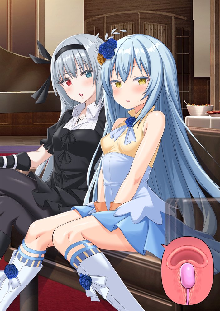 美少女ボディでゴスロリ魔王にレズ調教されメス堕ちした件 エロ同人誌画像 031