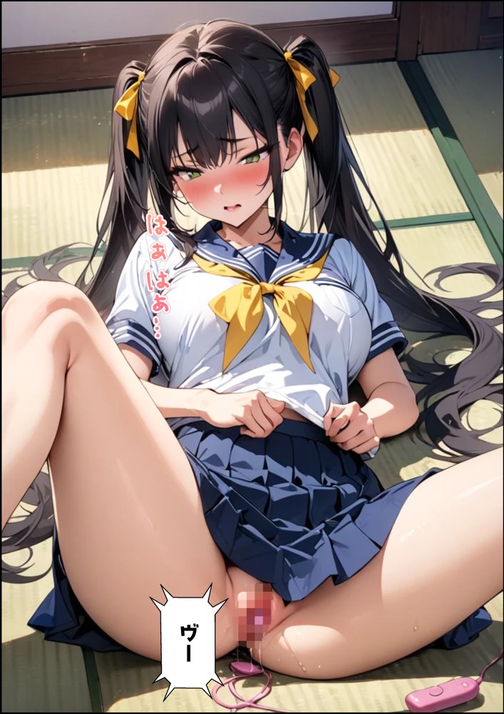 爆乳女子校生とピンクローターくんの恩返し エロ同人誌画像 004