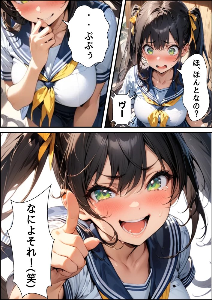 爆乳女子校生とピンクローターくんの恩返し エロ同人誌画像 019