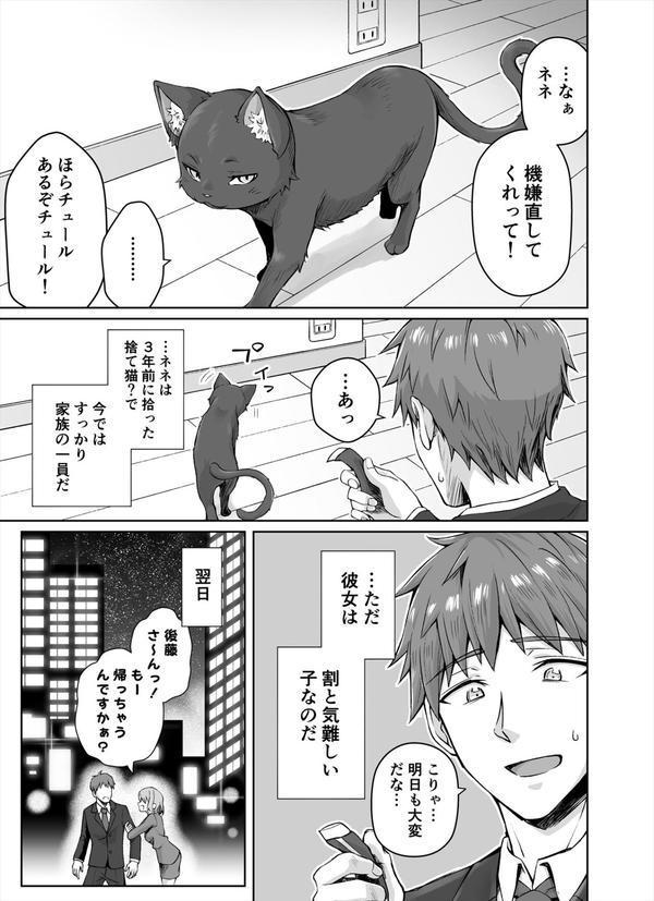 うちのヤンデレな飼い猫ちゃんにメチャクチャに搾られちゃう話 エロ画像 002