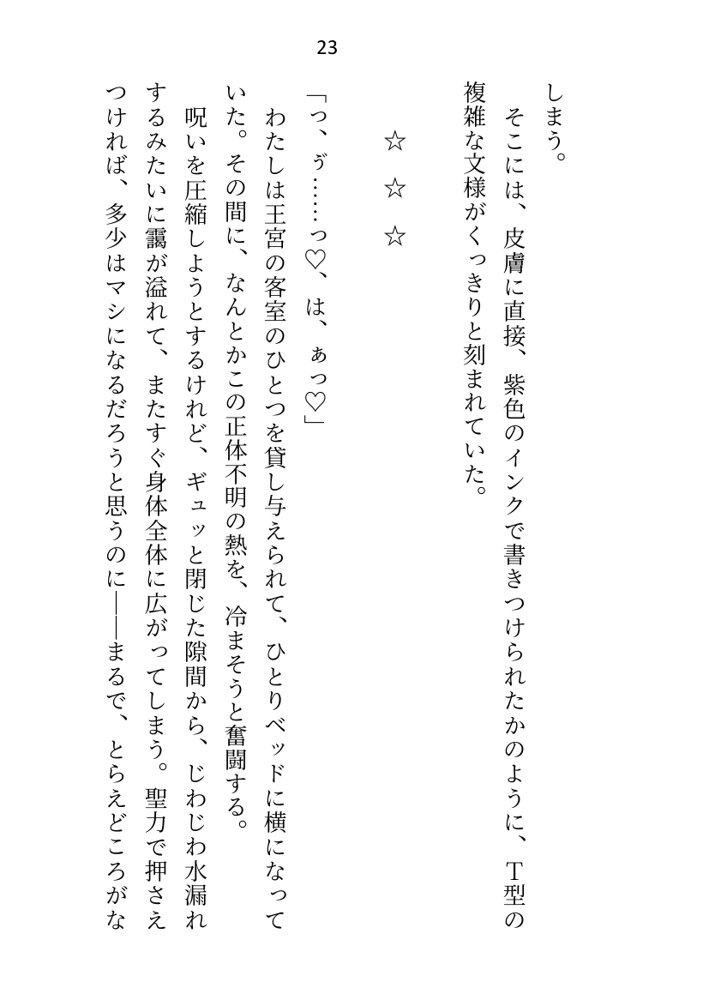 聖女ですが淫紋解呪のため公爵様と護衛騎士に抱かれることになりました エロ同人誌画像 016
