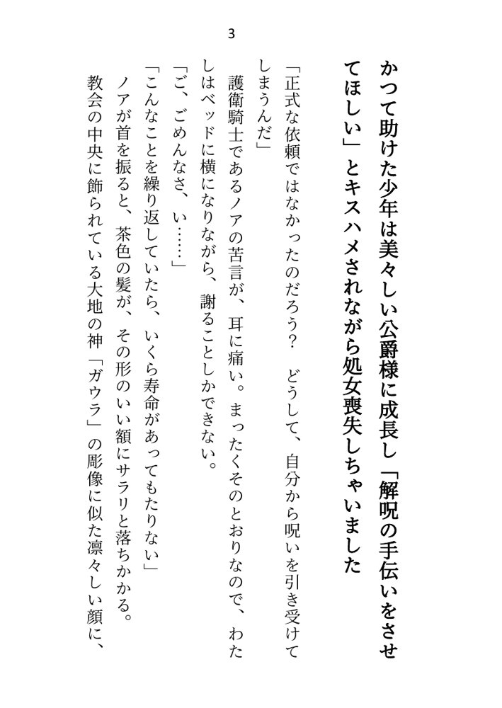 聖女ですが淫紋解呪のため公爵様と護衛騎士に抱かれることになりました エロ同人誌画像 023
