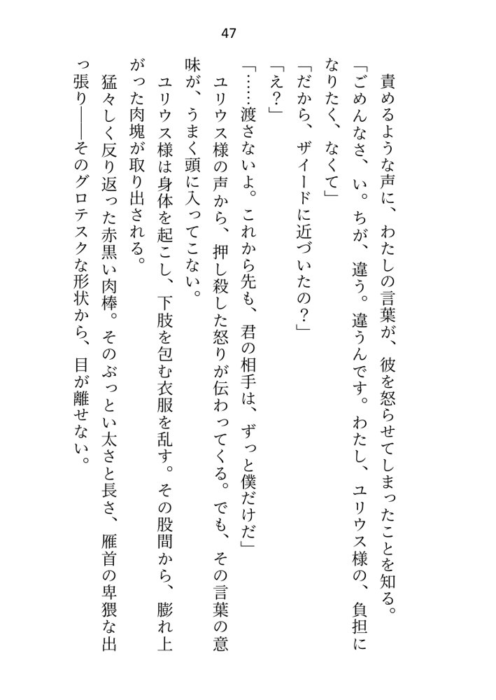 王子＆大魔法使い様と義務でセックスしてた召還聖女ですが世界を救ったのち、逃げてしまいました エロ同人誌画像 042