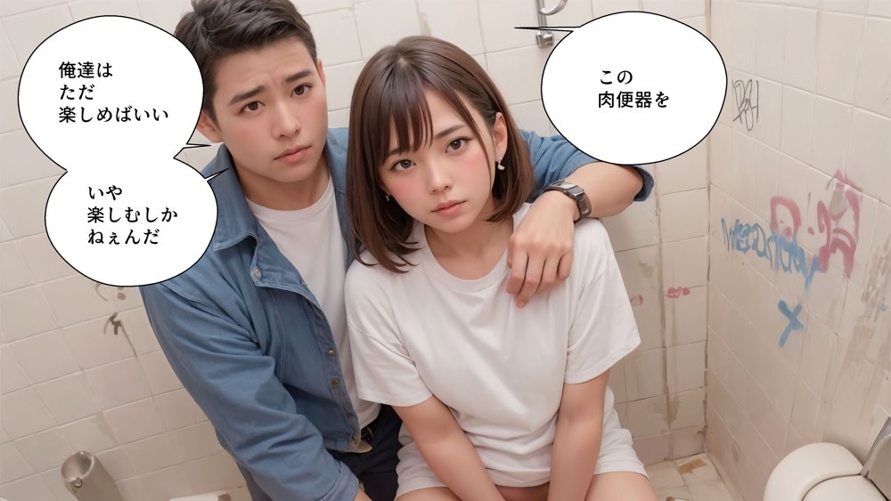 【4Kマンガ】肉便器ファイナル エロ同人誌画像 014