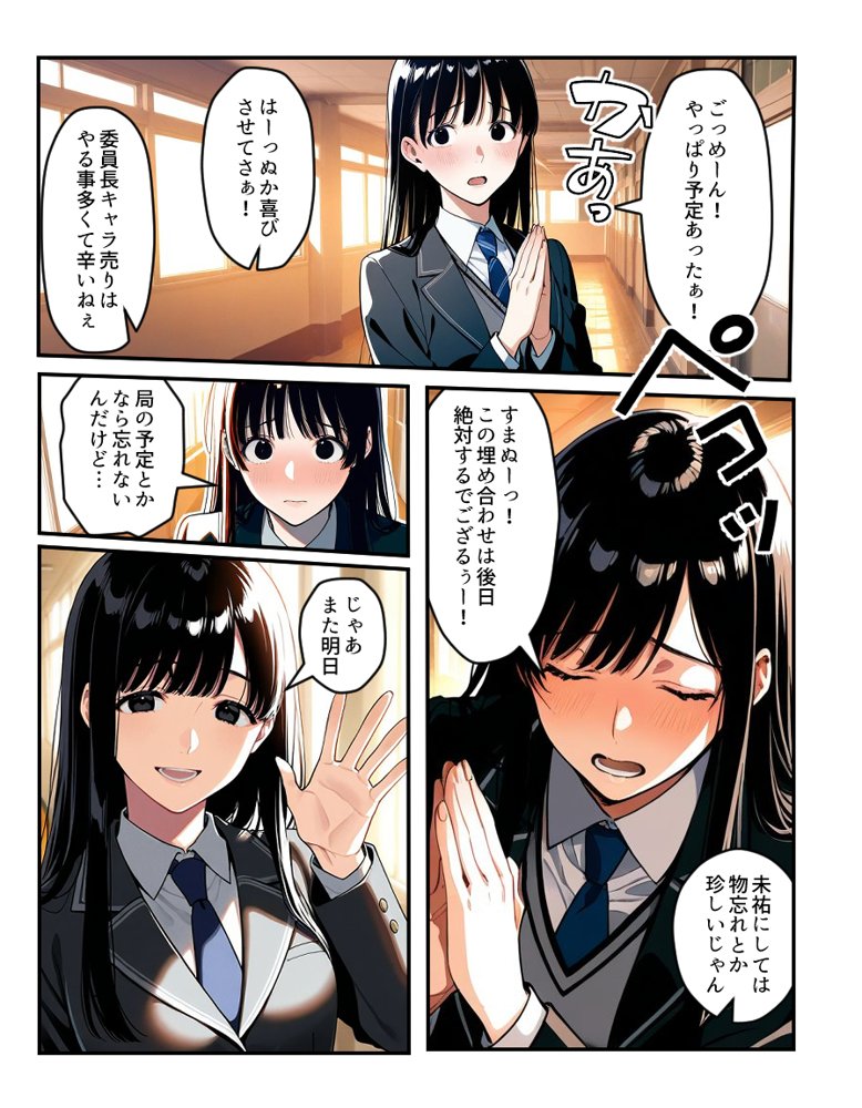 催認時間割2限目  真面目な学級委員長の椿木咲49メンバー倉持未祐は時間割洗脳アプリでセックス学園祭の打ち合わせ中（ハート） エロ同人誌画像 004