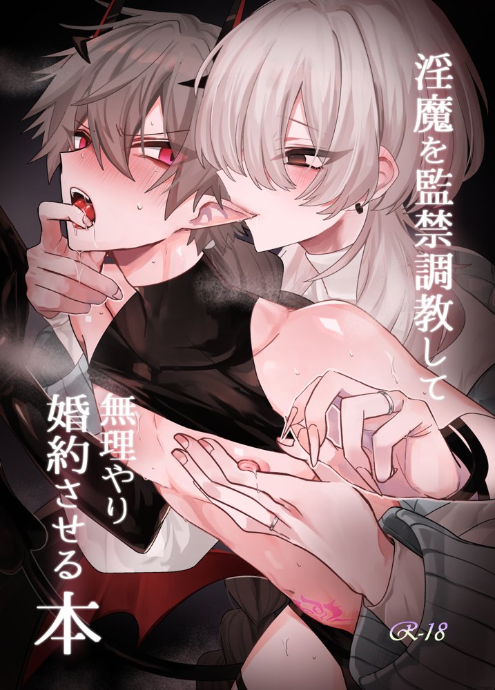 淫魔を監禁調教して無理やり婚約させる本 エロ同人誌画像 001