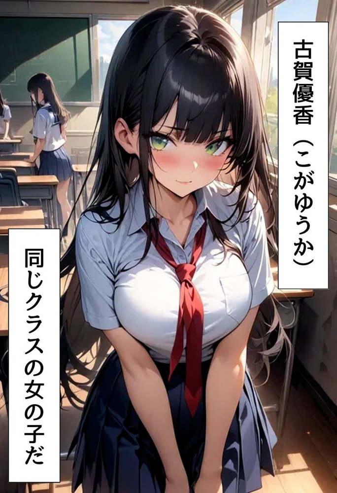 爆乳同級生と秘密の7限目 エロ同人誌画像 003