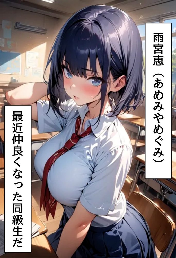 仲良しの爆乳同級生とセフレになった話 エロ同人誌画像 002