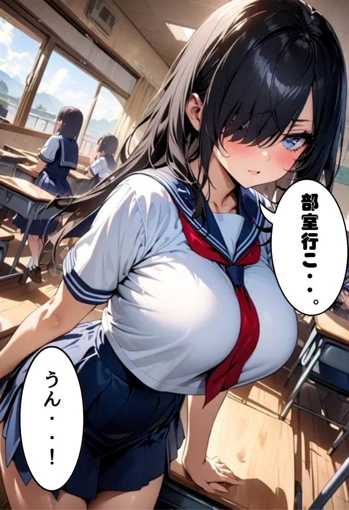 爆乳オカルト部員と濃厚初セックス エロ同人誌画像 002