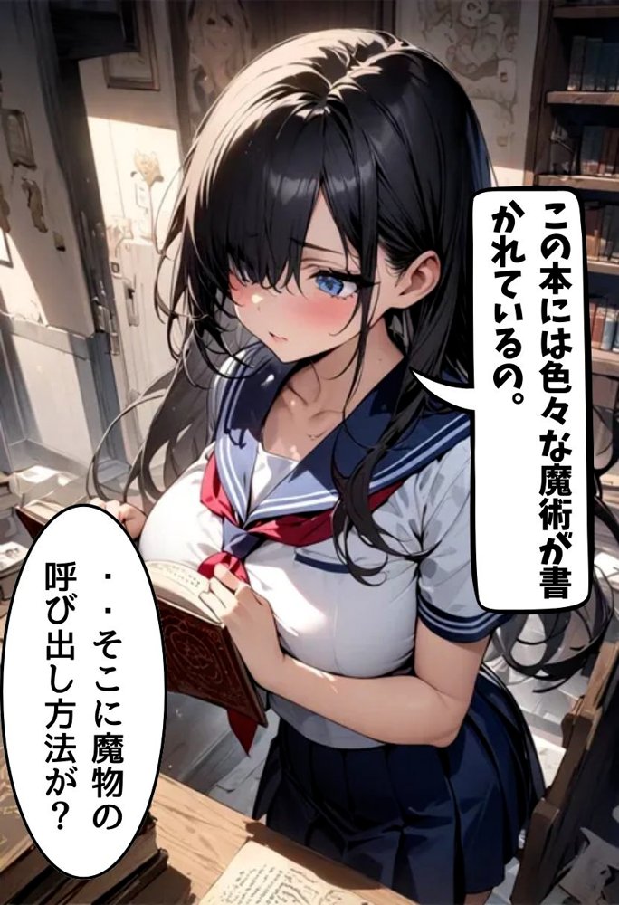 爆乳オカルト部員と濃厚初セックス エロ同人誌画像 011