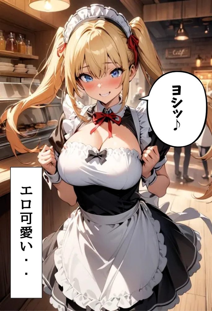 巨乳幼なじみとメイドコスえっち エロ同人誌画像 013