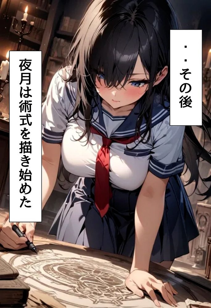 爆乳オカルト部員と濃厚初セックス エロ同人誌画像 015