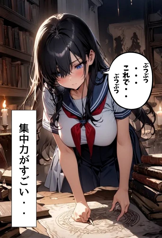 爆乳オカルト部員と濃厚初セックス エロ同人誌画像 016