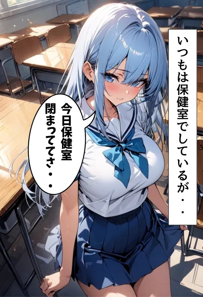 同級生の爆乳妹とスク水えっち エロ同人誌画像 006