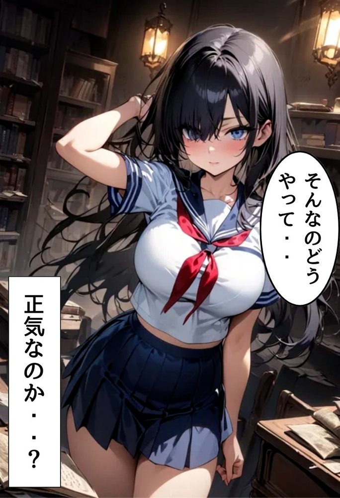 爆乳オカルト部員と濃厚初セックス エロ同人誌画像 008
