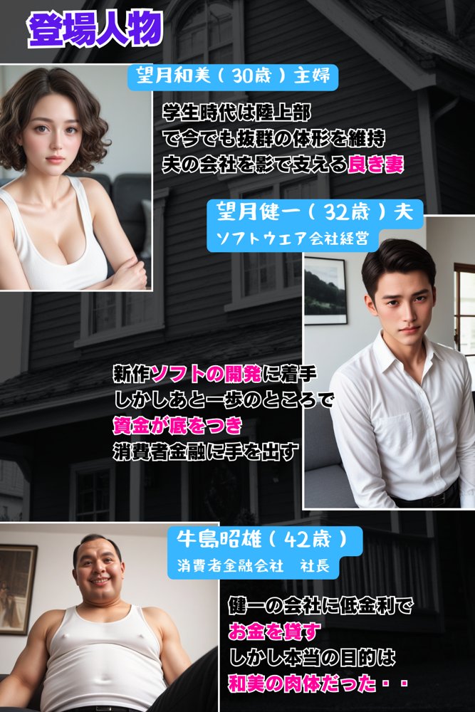 人妻専従契約 4 〜妻を担保にお金を借りた夫婦の最悪末路〜 エロ同人誌画像 002