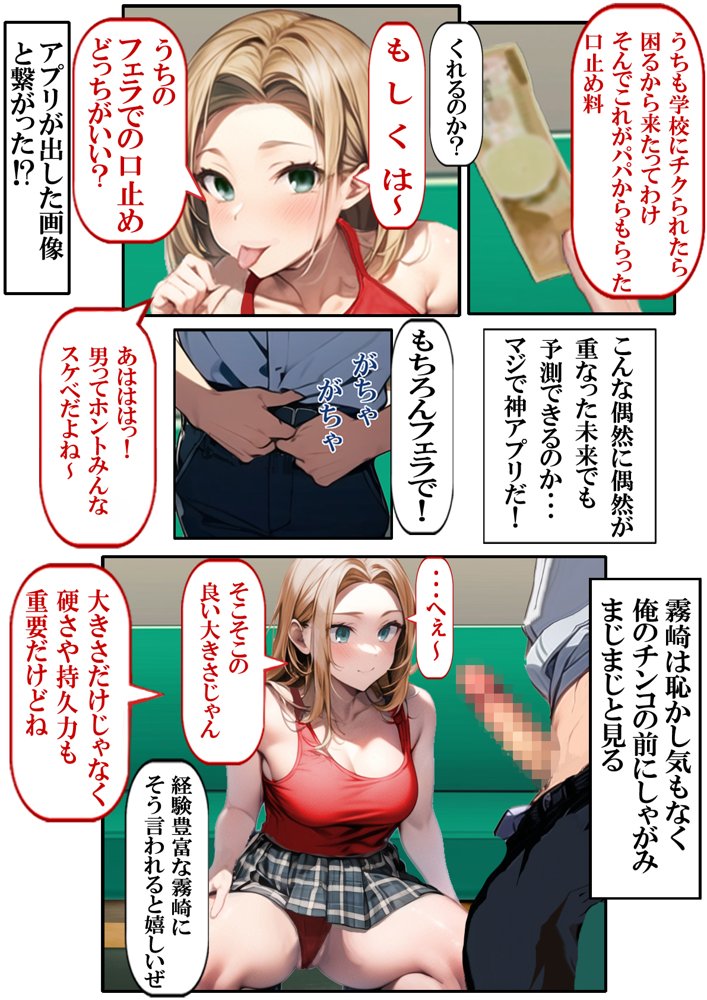 未来予測アプリ2 Hな未来を実現させろ エロ同人誌画像 008