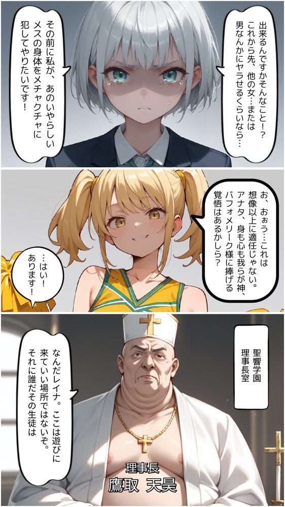 少女と悪魔の淫宗学園（Immoreligion） エロ同人誌画像 054