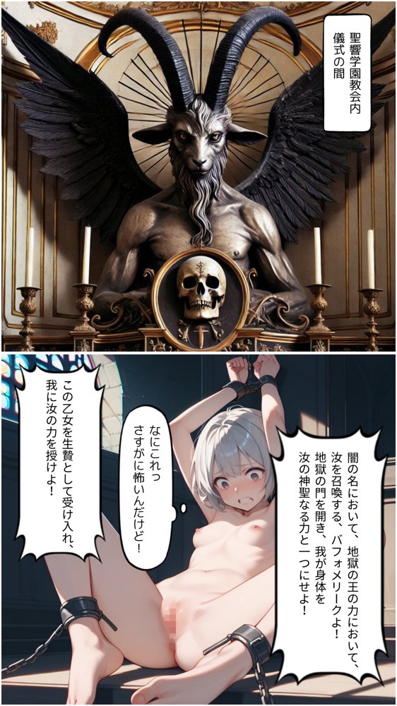 少女と悪魔の淫宗学園（Immoreligion） エロ同人誌画像 057