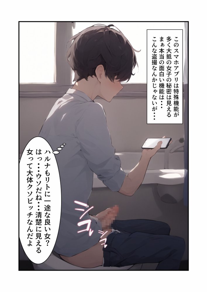 とらぶる女子を調教ふたなり化アプリで雄ちんこ性欲に敗北〜射精でイキ狂う〜【本編87ページ＋おまけCG94枚】 エロ同人誌画像 002