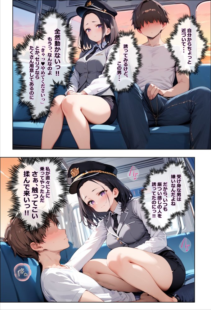 彼氏持ちを寝取ったはずが実は、寝取らせられていた話〜中出し列車で働くビッチ〜 エロ同人誌画像 025