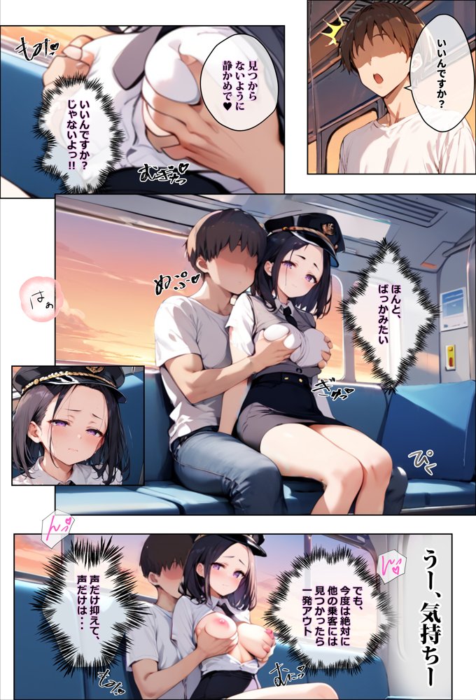 彼氏持ちを寝取ったはずが実は、寝取らせられていた話〜中出し列車で働くビッチ〜 エロ同人誌画像 027