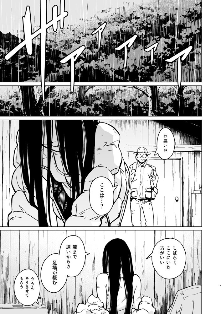 野生彼女の生態観察 エロ同人誌画像 009