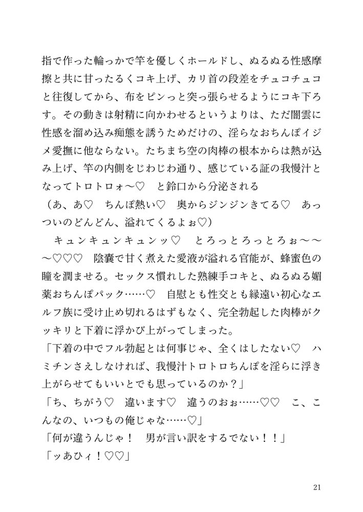 【小説】エルフ騎士様恥辱の御夜伽。絶倫ちんぽに雌伏せん エロ同人誌画像 015