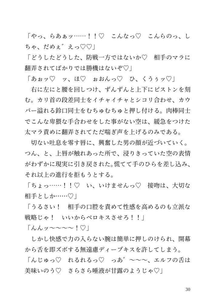【小説】エルフ騎士様恥辱の御夜伽。絶倫ちんぽに雌伏せん エロ同人誌画像 025