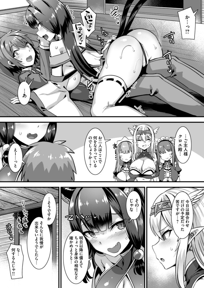 俺の精液を求めるケモミミ巫女姫をパーティで籠絡して子作りハーレムエッチ〜男が産まれない異世界へ召喚された俺がヒロインを充てがわれて子作りエッチ3〜 エロ同人誌画像 003