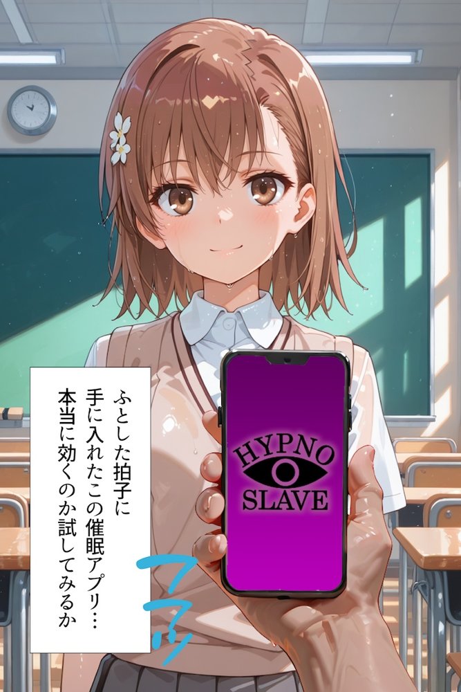催〇アプリ開発されたカラダ抗えない快楽ボテ腹追加ver-御坂編- エロ同人誌画像 001