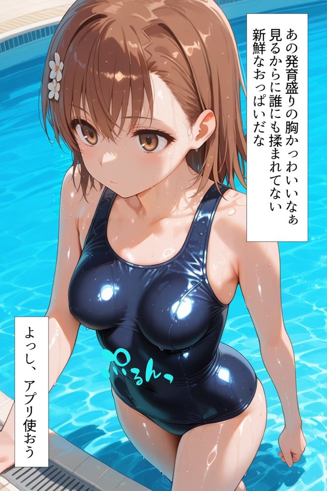 催〇アプリ開発されたカラダ抗えない快楽ボテ腹追加ver-御坂編- エロ同人誌画像 009