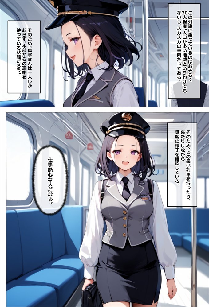 ヤリマンビッチを誰もいない車両に監禁して、死ぬほどハメ撮りした話〜中出し列車で働くビッチ〜 エロ同人誌画像 007