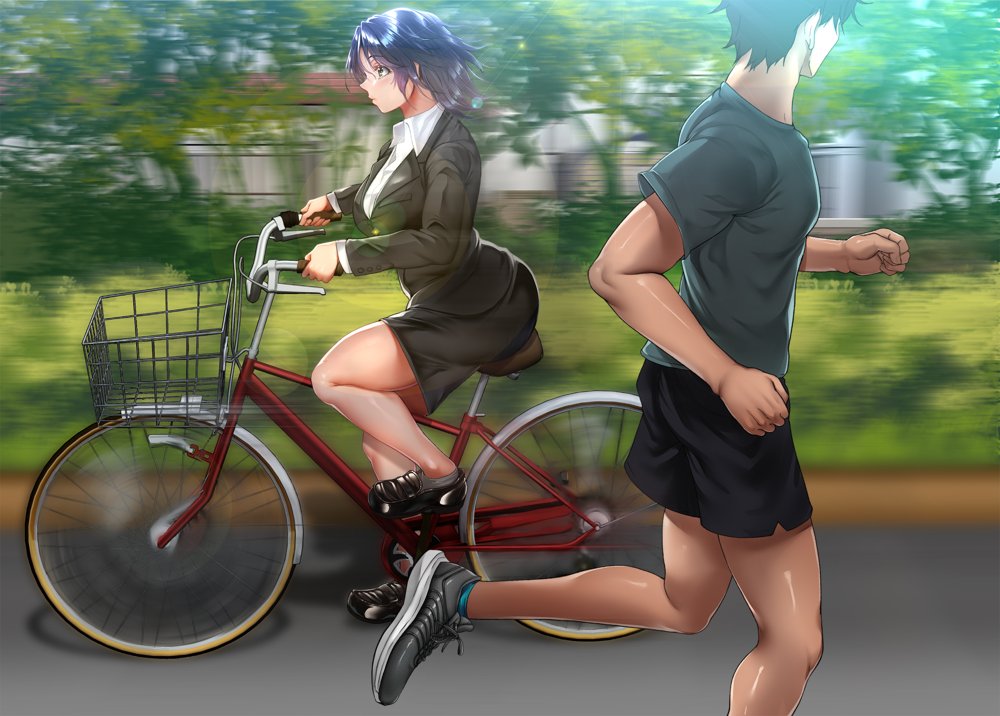 いつもすれ違う彼女に誘われて2 エロ同人誌画像 002