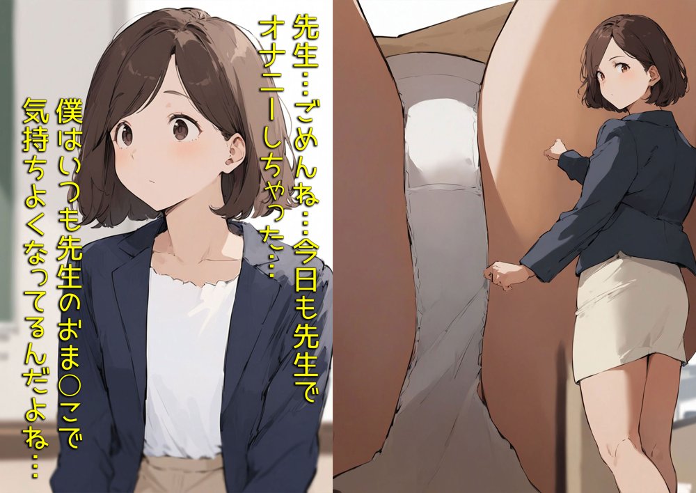 僕は女教師の下着以外は興味がない エロ同人誌画像 002