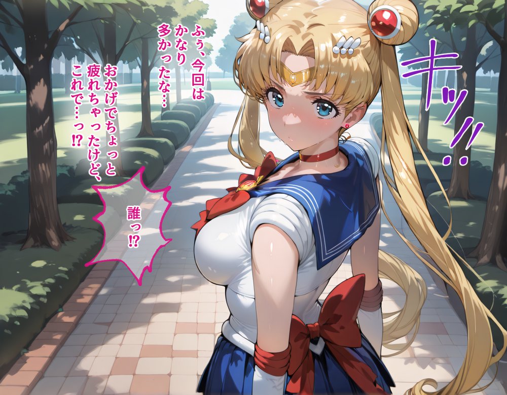セーラームーンとセーラーマーズを着せ替え縛って無責任膣内出しする話 エロ同人誌画像 001