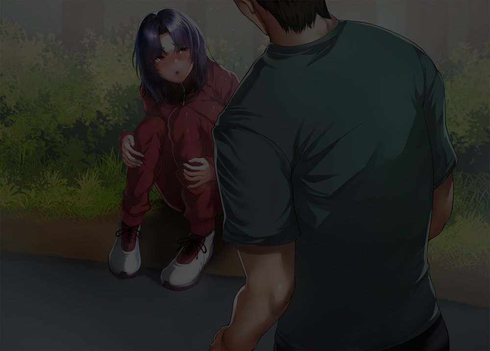 いつもすれ違う彼女に誘われて2 エロ同人誌画像 026