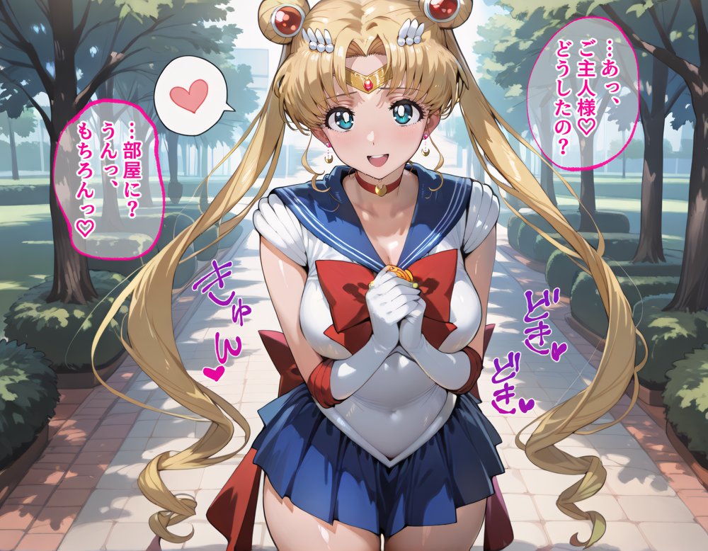 セーラームーンとセーラーマーズを着せ替え縛って無責任膣内出しする話 エロ同人誌画像 003