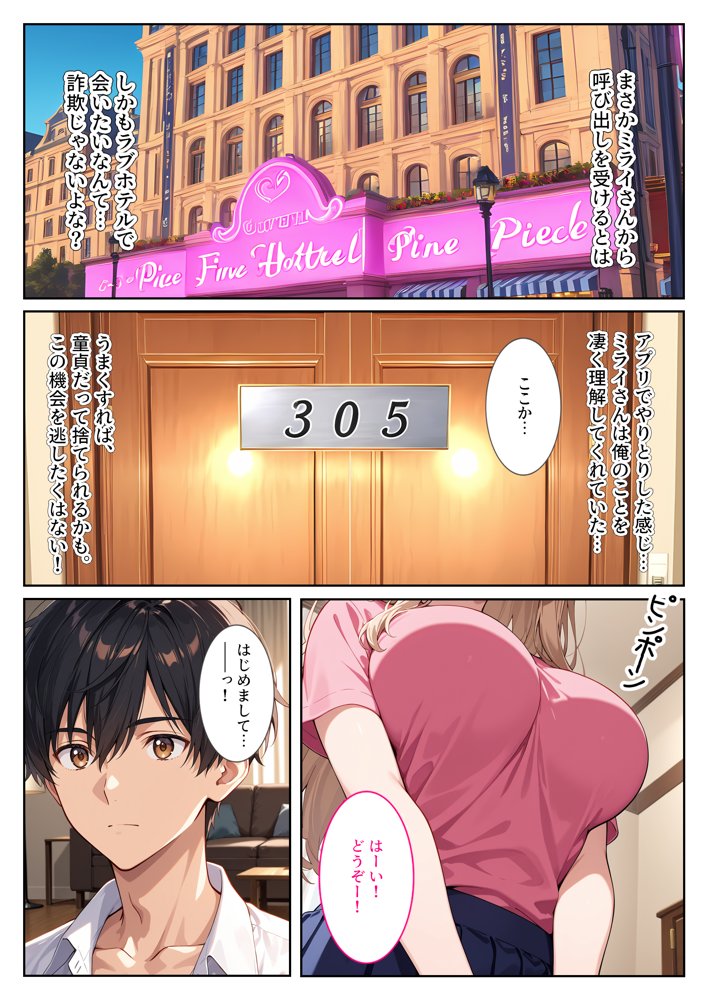 マッチングアプリで現れた爆乳妹に誘惑されて孕ませました！ エロ同人誌画像 005