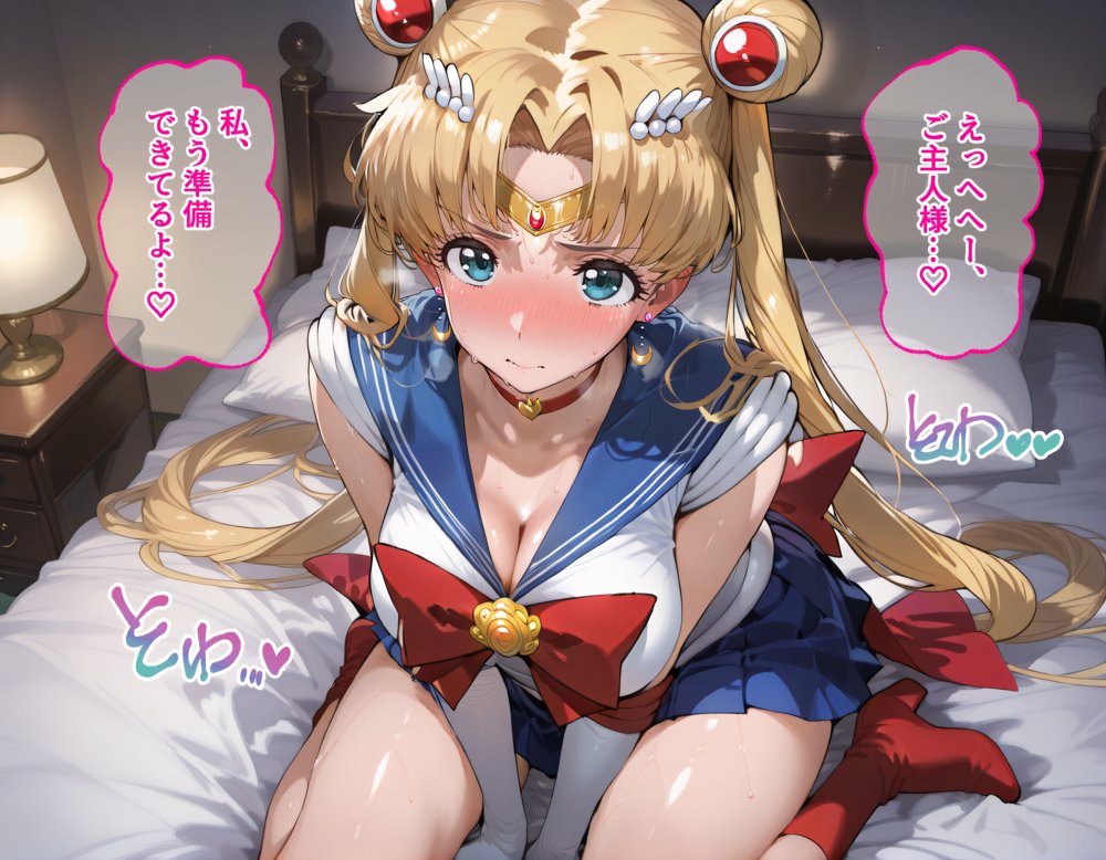 セーラームーンとセーラーマーズを着せ替え縛って無責任膣内出しする話 エロ同人誌画像 005