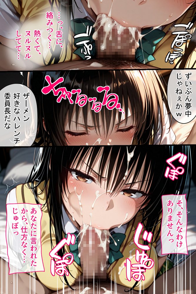 憧れの処女ヒロインが絶倫おじさんによって快楽堕ち性●隷にされる話 古手川唯編 エロ同人誌画像 017