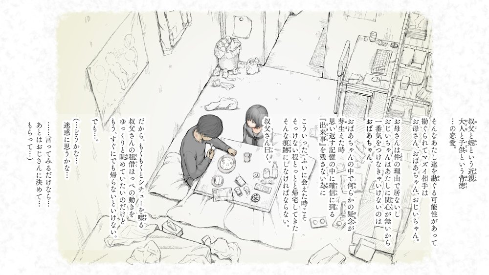 炬燵と姪と、冬の夜。2 エロ同人誌画像 029