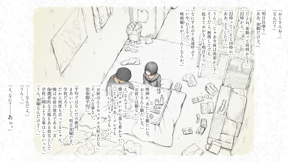 炬燵と姪と、冬の夜。2 エロ同人誌画像 030