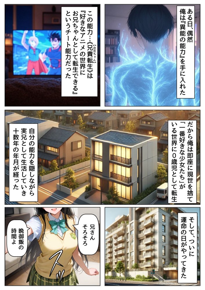 俺は大好きな古手川●のお兄ちゃんになる《セリフ有りCG版》〜《お兄ちゃんに転生》〜 エロ同人誌画像 001