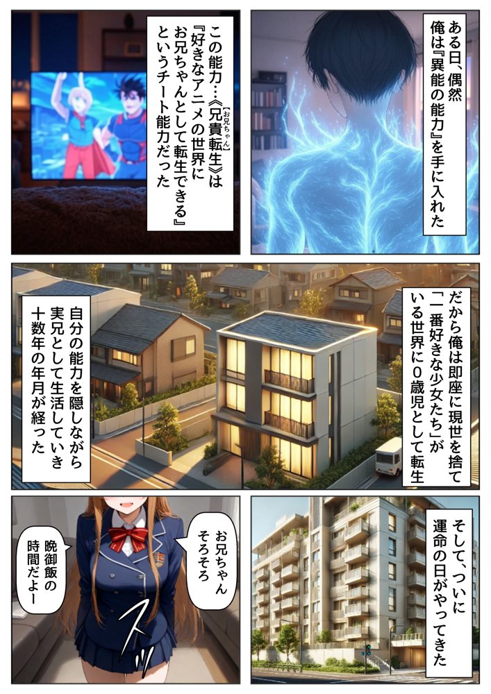 俺は大好きな結城アス●のお兄ちゃんになる《セリフ有りCG版》〜《お兄ちゃんに転生》〜 エロ同人誌画像 001