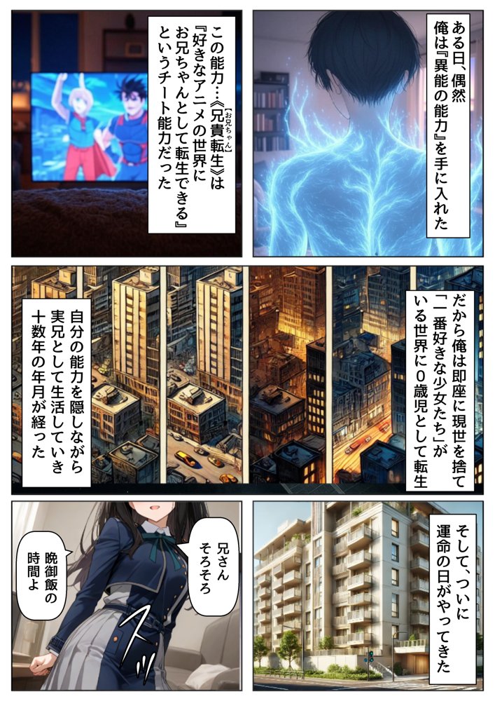 俺は大好きなリコリ●たきな のお兄ちゃんになる《セリフ有りCG版》〜《お兄ちゃんに転生》〜 エロ同人誌画像 001