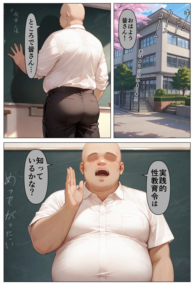 彩南学園の性教育〜浅い性知識を改善するためにひたすらセックスをヤりまくる1週間の孕ませ生活 エロ同人誌画像 001