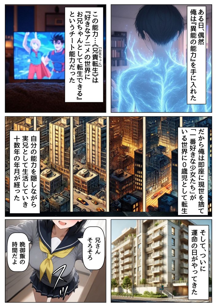 俺は大好きなSA〇直葉のお兄ちゃんになる《セリフ有りCG版》〜《お兄ちゃんに転生》〜 エロ同人誌画像 001