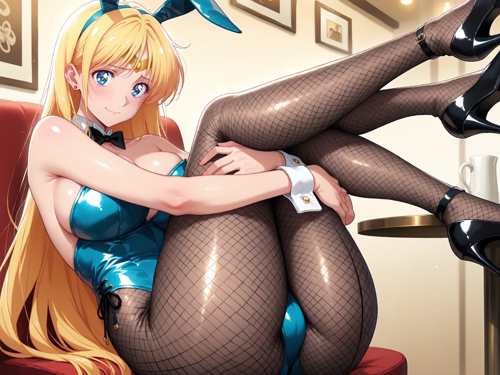 【発情美少女】美少女戦士セーラー〇ーン セー〇ーヴィーナス  バニーガール編 エロ同人誌画像 007